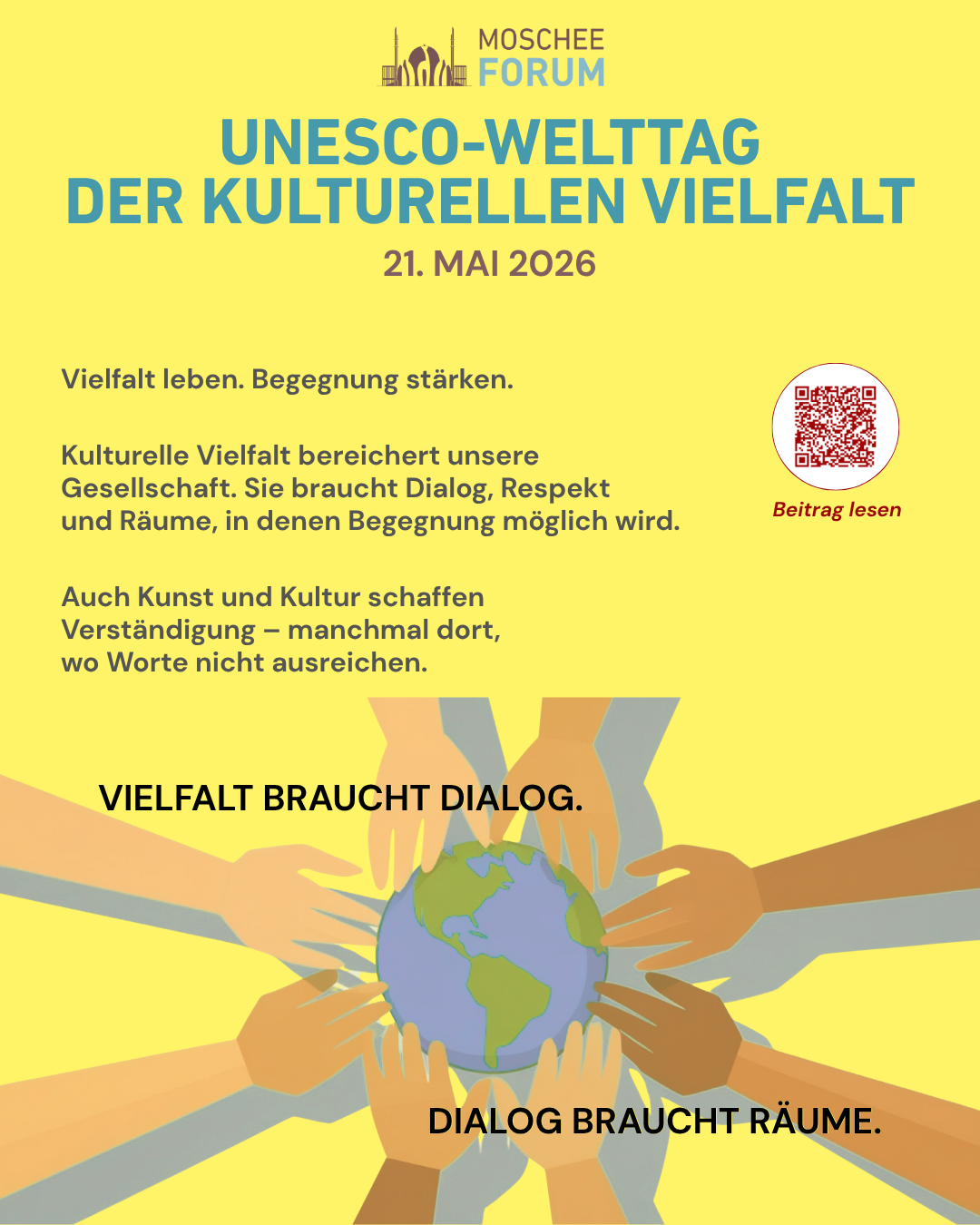 UNESCO-Welttag der kulturellen Vielfalt: Vielfalt leben, Begegnung stärken
